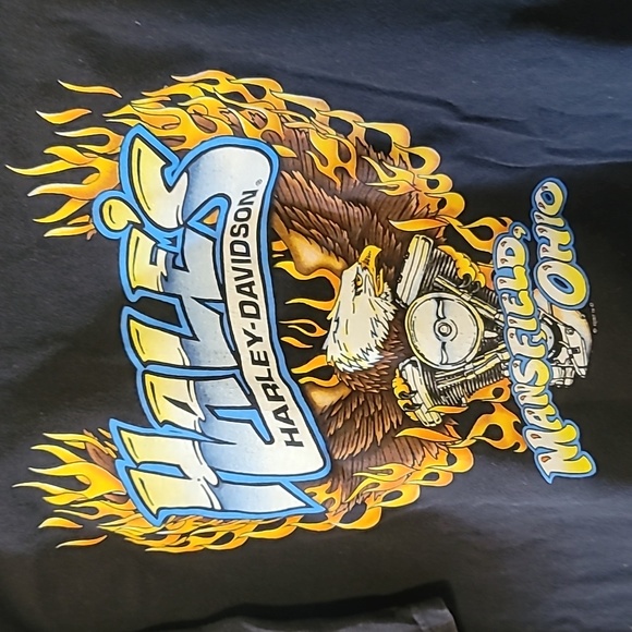 Harley davidson Mansfield Ohio xxl t shirt - Picture 1 of 5